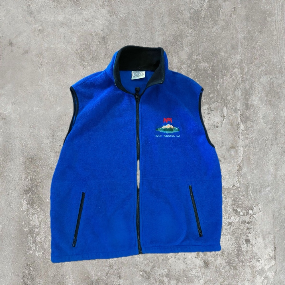 VINTAGE 90s Timberline Colorado Fleece Vest - Picture 1 of 4